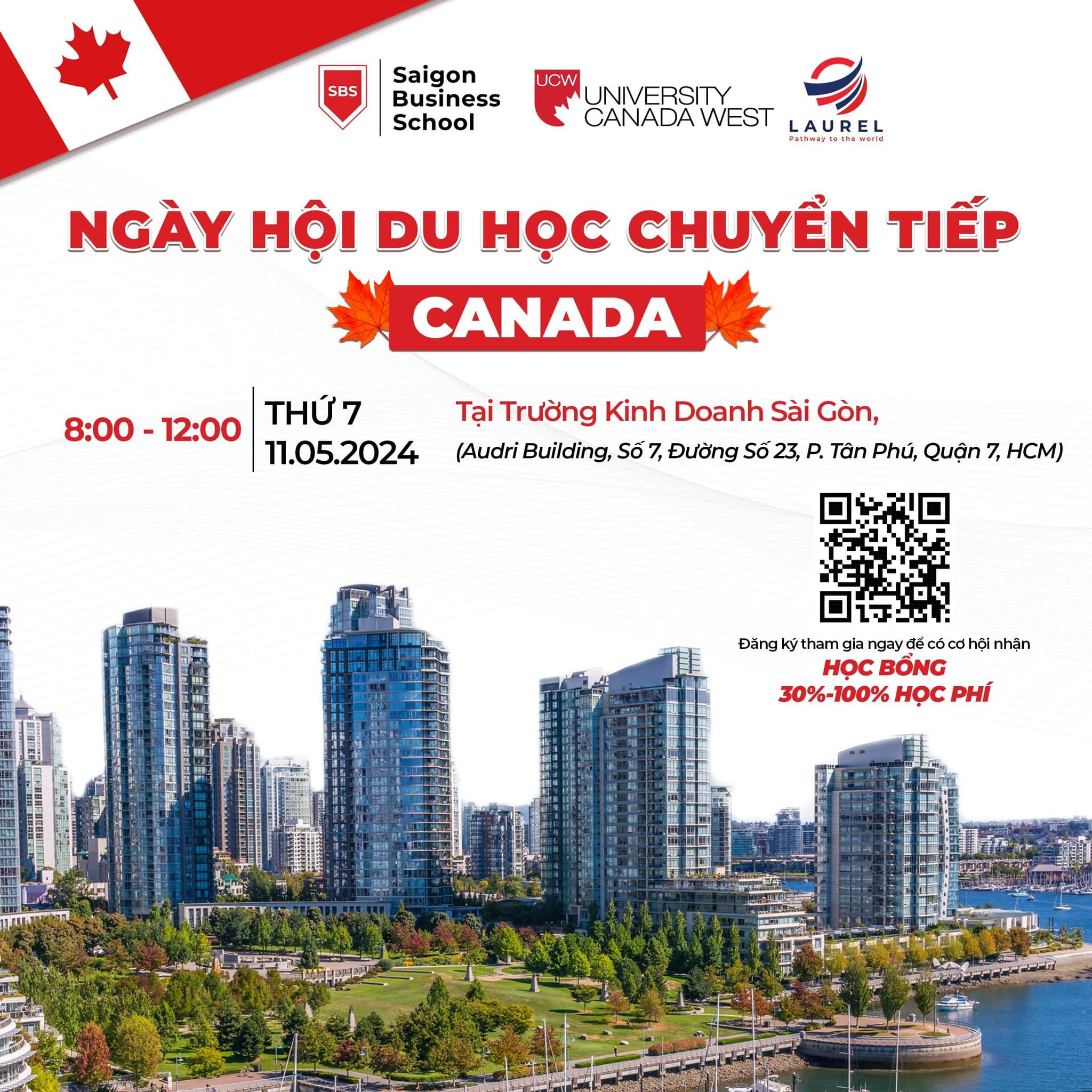 NGÀY HỘI DU HỌC CHUYỂN TIẾP CANADA - CANADA PATHWAY INFO DAY 11.05.2024