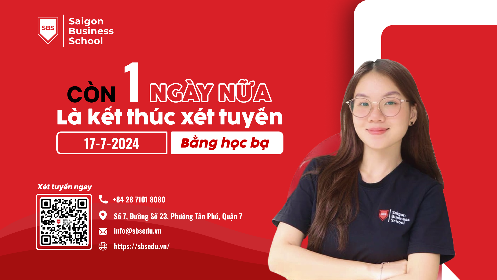 CƠ HỘI TRỞ THÀNH SINH VIÊN TRƯỜNG KINH DOANH SÀI GÒN SBS – NHANH TAY NỘP HỒ SƠ XÉT TUYỂN HỌC BẠ