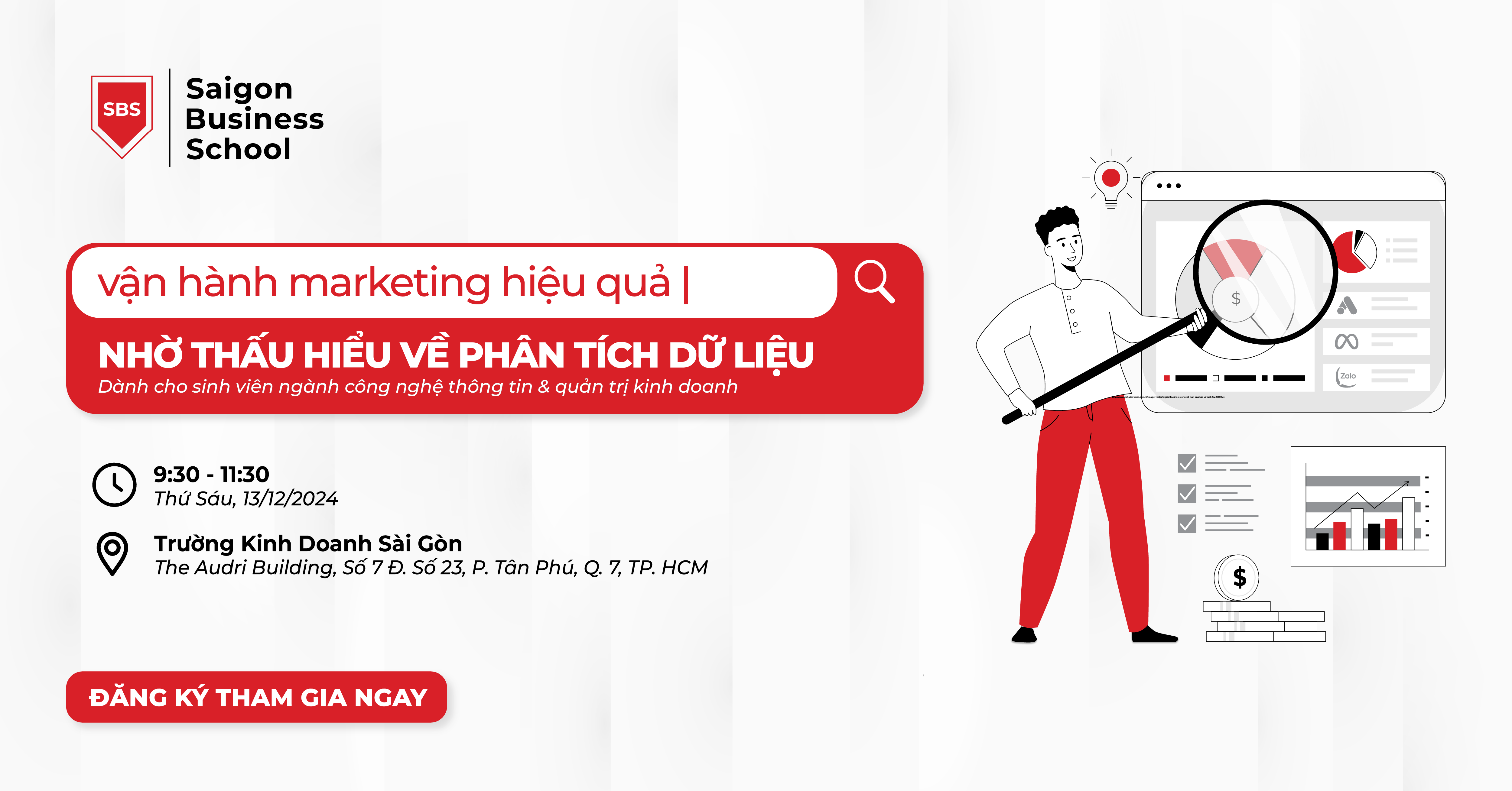 Sự Kiện Vận Hành Marketing Hiệu Quả Nhờ Thấu Hiểu Về Phân Tích Dữ Liệu